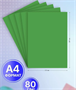 Бумага цветная зеленая А4 для принтера 20 л 02829350