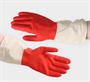 Перчатки хозяйственные плотные Доляна, латекс, размер S, 44 г, цвет красный 027492