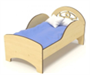 КРОВАТЬ ЯСЛИ С БОРТОМ ФАНЕРА 00843