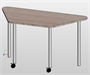 Стол модульный трапеция с регулировкой по высоте (р.гр.2-4) 1200x600x520-640 02830962849