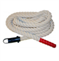 Канат для лазания хлопковый 6м d30мм белый 01810