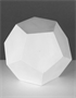 Геометрическая фигура ДОДЕКАЭДР, 15 см (гипсовая) 02829229