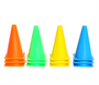 Конус-фишка разметочная, высота 10 см, набор 12 шт. 026106