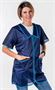 Халат фартук рабочий для продавца, клининга, повара (ТЕМНО-СИНИЙ, ГОЛУБОЙ) jaj7HFMBheML7ppQ8n7uD1