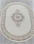 Ковер 27236A - CREAM / NAVY - Овал (3х4) 0283096601256